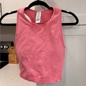 JoyLab Pink Racerback Crop Tank
